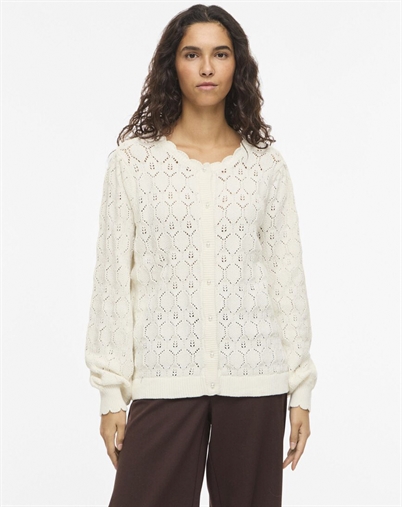 Vila - VILOwen Strik Cardigan - Cloud Dancer